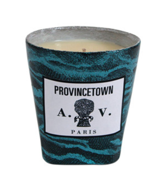 Picture of John Derian and Astier de Villatte Provincetown candle blue(1 left)