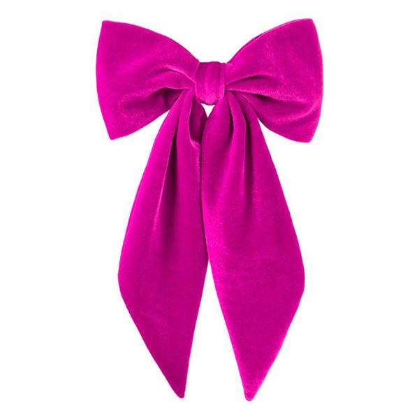 Picture of Velvet Tail Fuchsia Hair Clip