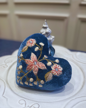 Picture of LIZA: Riviera Blue Green Heart (SOLD)