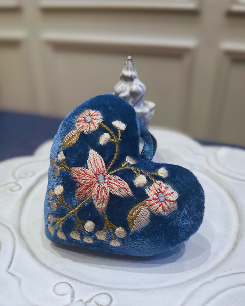 Picture of LIZA: Riviera Blue Green Heart (SOLD)