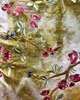 Picture of BLOSSOM: Shaded Mint Silk & Velvet Cushion (SOLD)